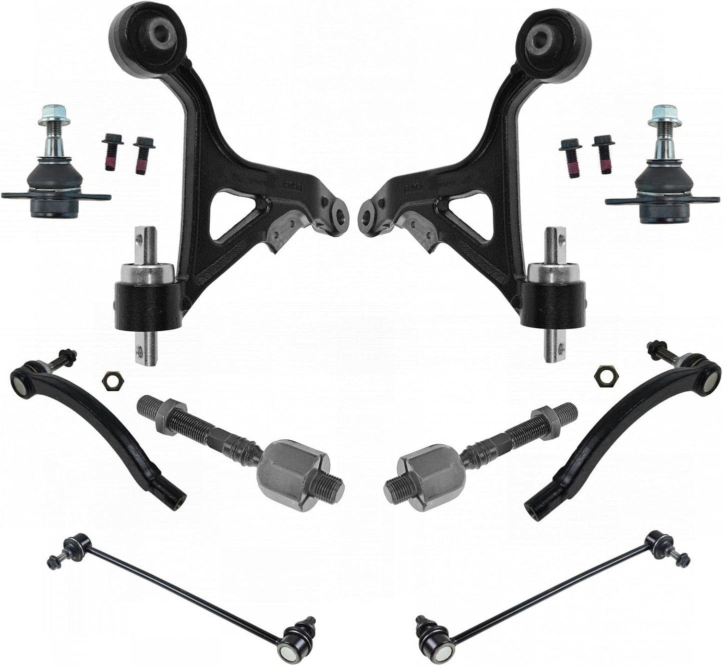 TRQ Front Steering & Suspension Kit for 2007-2009 Volvo S60