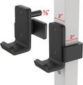 SELEWARE Solid Steel J Hooks for 2x2 in Power Cage - Durable Bar