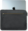 Handmade Genuine Leather Slim-Fit Laptop Sleeve for MacBook - Sleek