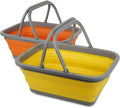 Tiawudi 2 Pack Collapsible Sink - 8.5L Wash Basin for Dishes & Outdoor Fun