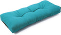 Turquoise 42x16x4 in Bench Cushion - LokGrip Memory Foam
