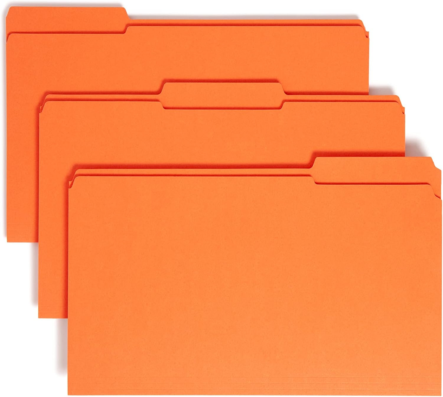 Smead Legal Size File Folders with Reinforced Tabs for Organization