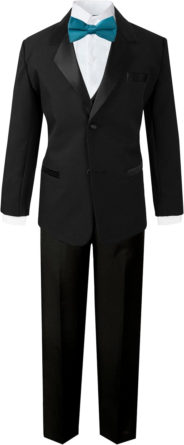 Spring Notion Boys' Classic Fit Tuxedo Set for Special Occasions