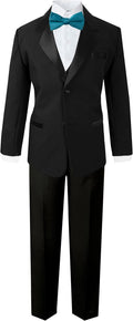 Boys' Classic Fit Tuxedo Set No Tail - Traditional Dress Suit for Boys