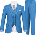 Boys Suits 5 Piece Slim Fit Formal Suit Set for Kids - Stylish Ring 3D