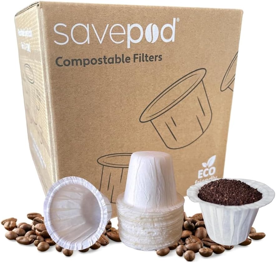 200-Count Paper Filters for Savepod - Keurig Compatible