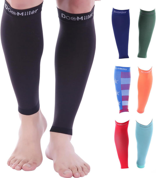 Doc Miller Compression Calf Sleeve for Men & Women Support