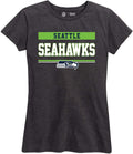Seattle Seahawks Womens Plus Size Relaxed Fit T-Shirt - Tagless
