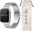 My Pretty Strap Compatible Apple Watch Band - Classic Stainless Steel