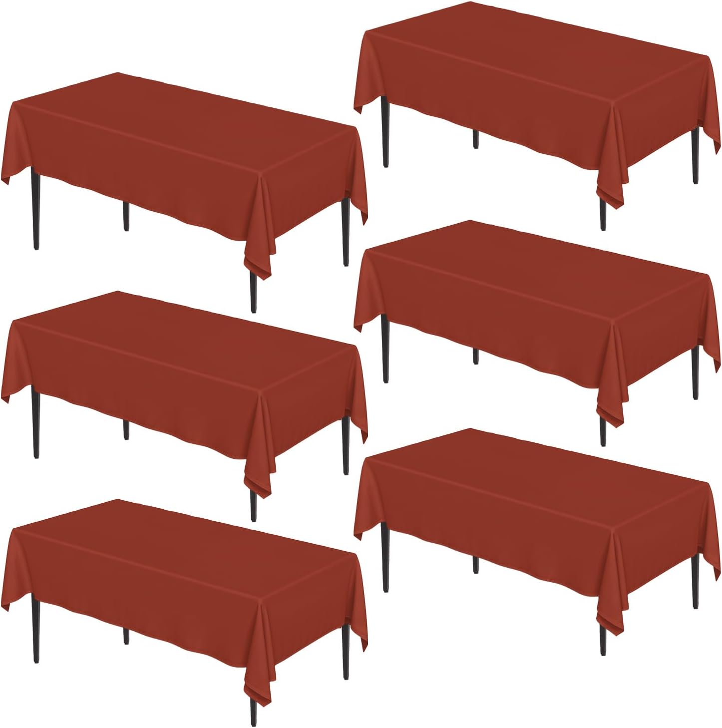 Durable 6 Pack Clay Tablecloth for Stylish Home Decor Use