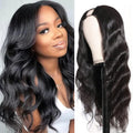 250% Density U Part Human Hair Wig Body Wave 22in - Natural Look