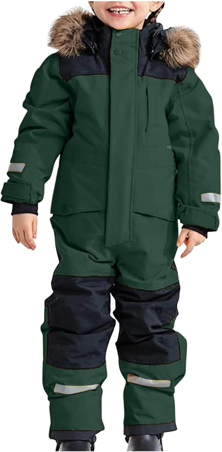 Snow Suit for Kids: One Piece Waterproof Snowsuit for Winter