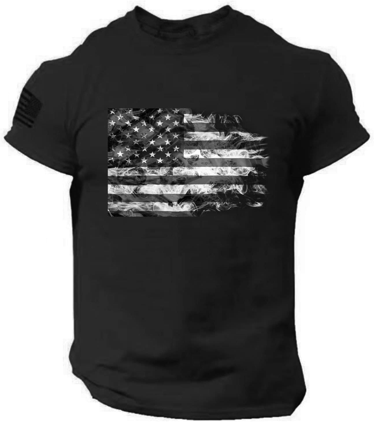 Patriotic 4th July Graphic Tee - American Flag Top
