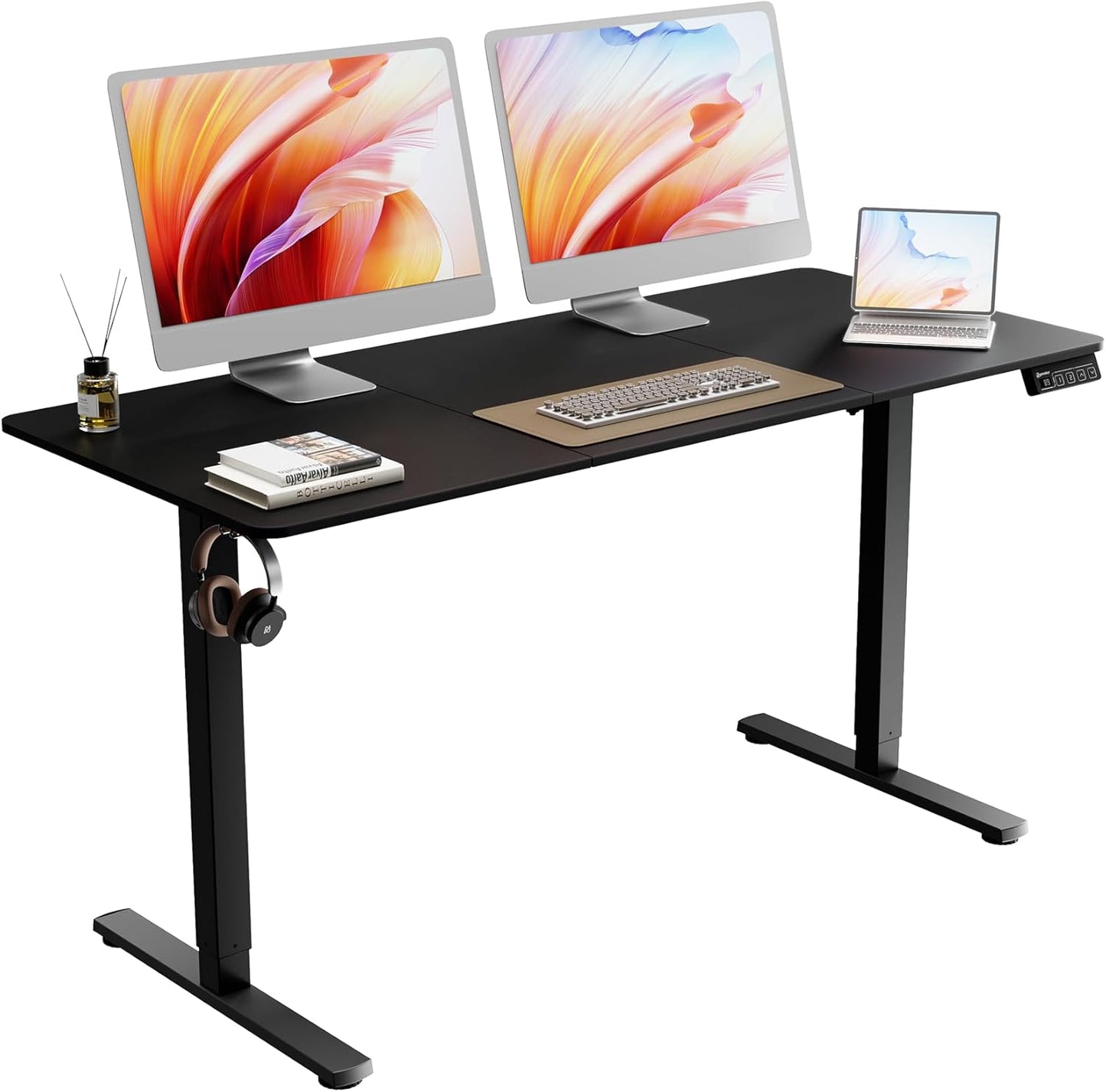55 Electric Standing Desk with Adjustable Height for Home Office