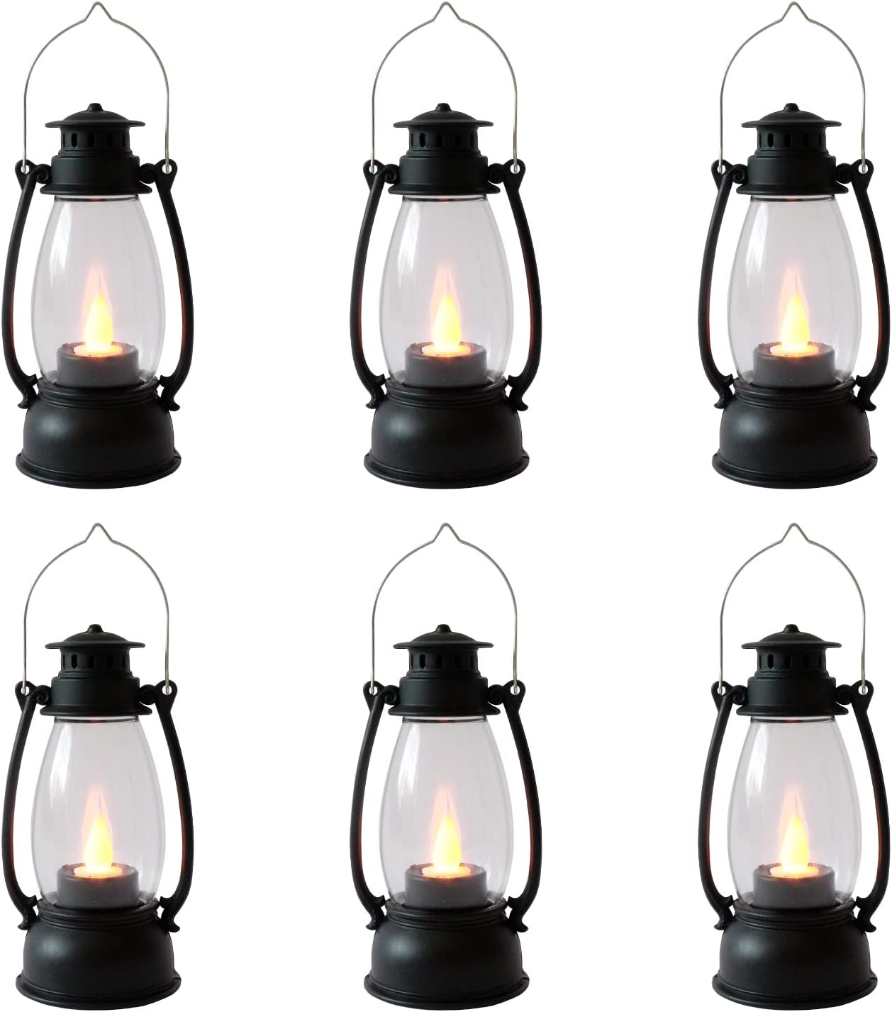Mini Lanterns 12-Pcs LED Decorative Candle Lanterns for Events