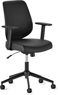 Branch Vegan Leather Swivel Chair - Ergonomic Comfort