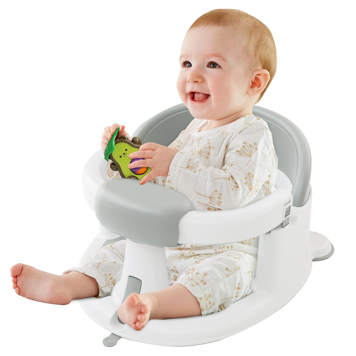 Baby Bath Seat for Infants: Safe Non-Slip Bath Support Chair