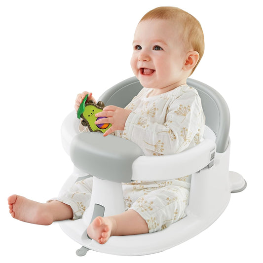 Baby Bath Seat for Infants: Safe Non-Slip Bath Support Chair