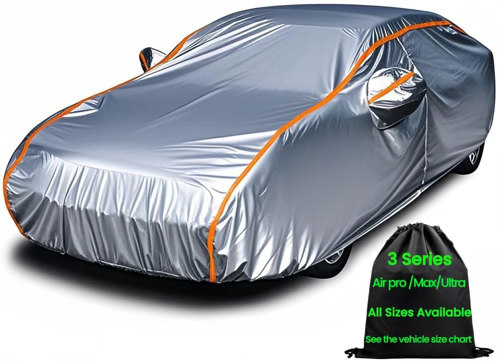 Heavy Duty Outdoor Small Car Cover for All Weather Protection