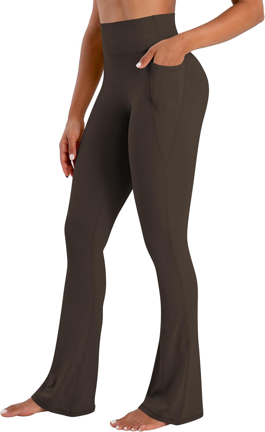 Sunzel No Front Seam Flare Leggings with Hidden Butt Lifting