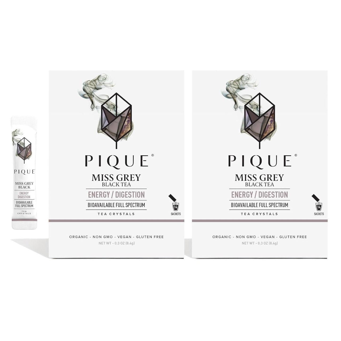 Pique Organic Earl Grey Tea Crystals for Energy and Immunity
