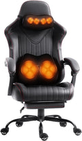 Dowinx Gaming Chair with Shiatsu Neck Massage and Lumbar Support