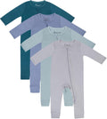 Jimonda Baby Footless Pajamas Two Zip Romper - Soft, Easy Diaper