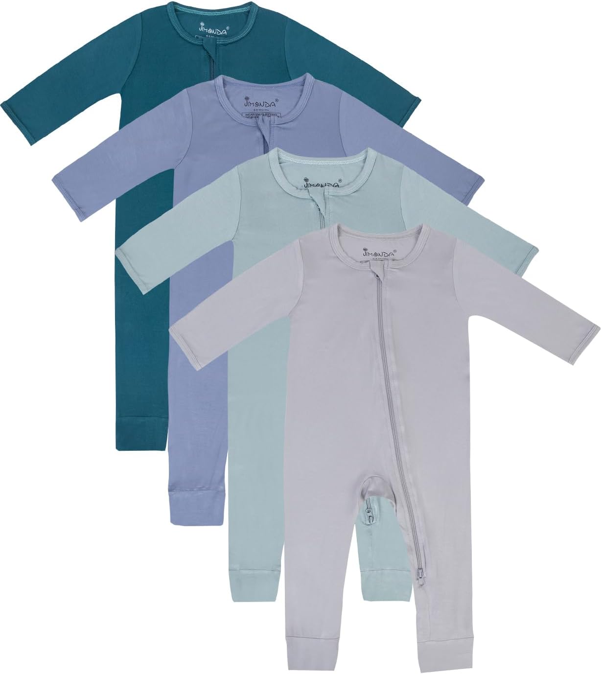 Jimonda Baby Footless Pajamas for Easy Diaper Changes and Comfort