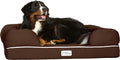PetFusion Ultimate Dog Bed, Orthopedic Memory Foam - Large Support