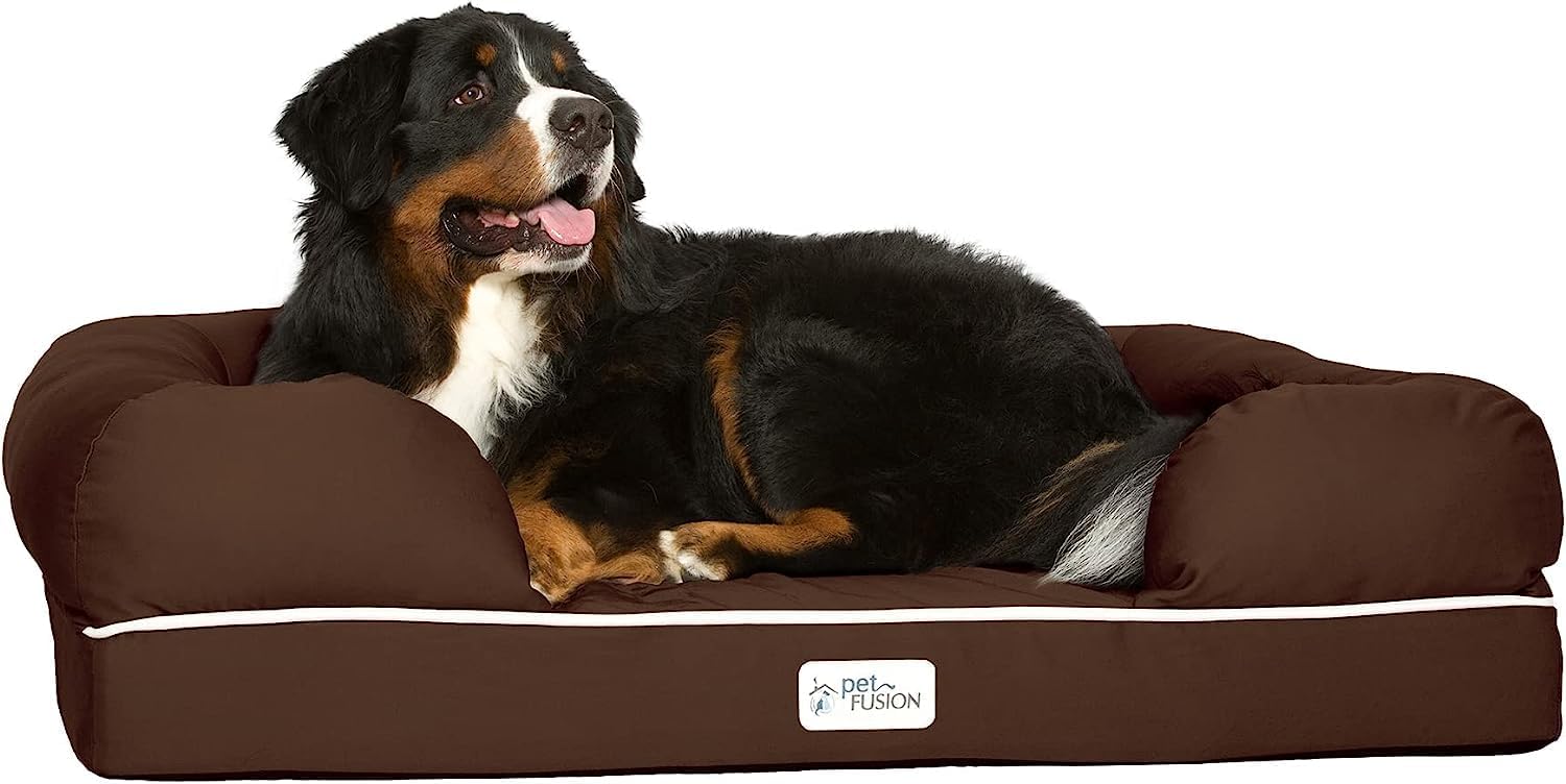 PetFusion Ultimate Dog Bed for Large Breeds with Memory Foam