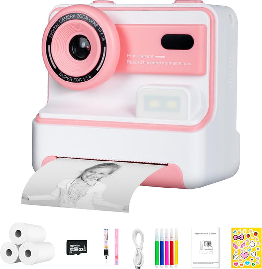  Instant Print Camera for Kids - Fun & Easy Printing!