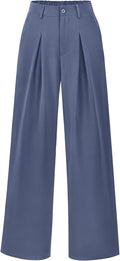High Waist Palazzo Pants Women - Comfortable Wide Leg Trousers Casual
