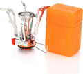 Compact Piezo Ignition Camping Stove - Stable, Wind-Resistant!