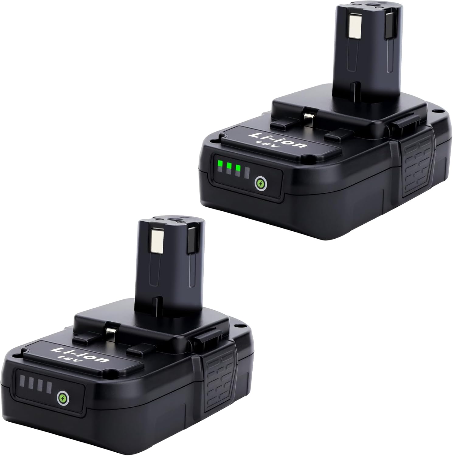 2 Pack 18V 3.0Ah Lithium Replacement Battery for Ryobi Tools