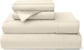 Full Rayon Derived from Bamboo Bed Sheet Set - Cream, Cooling Fit