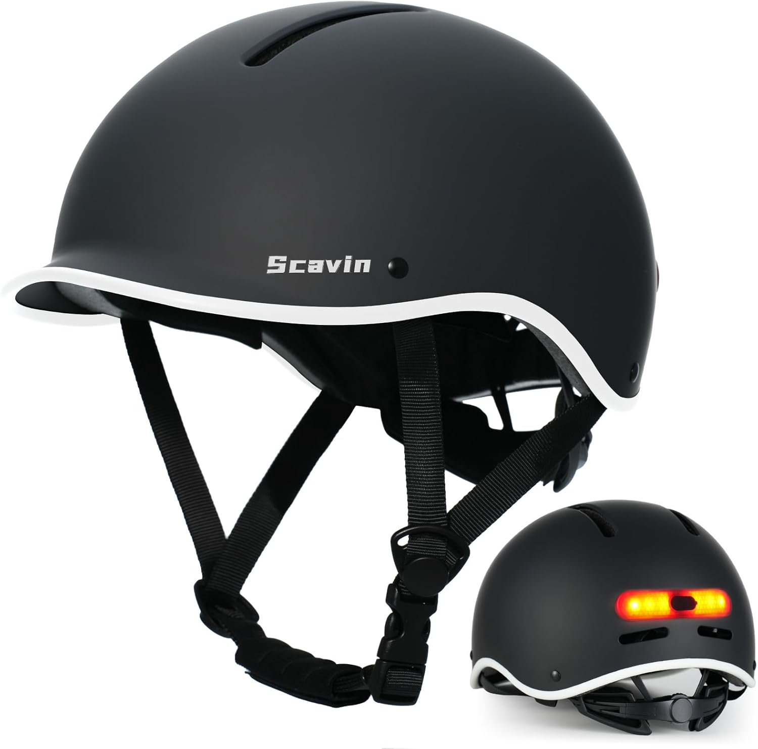 Bike Helmet for Adult with EPS Foam Interior and LED Light