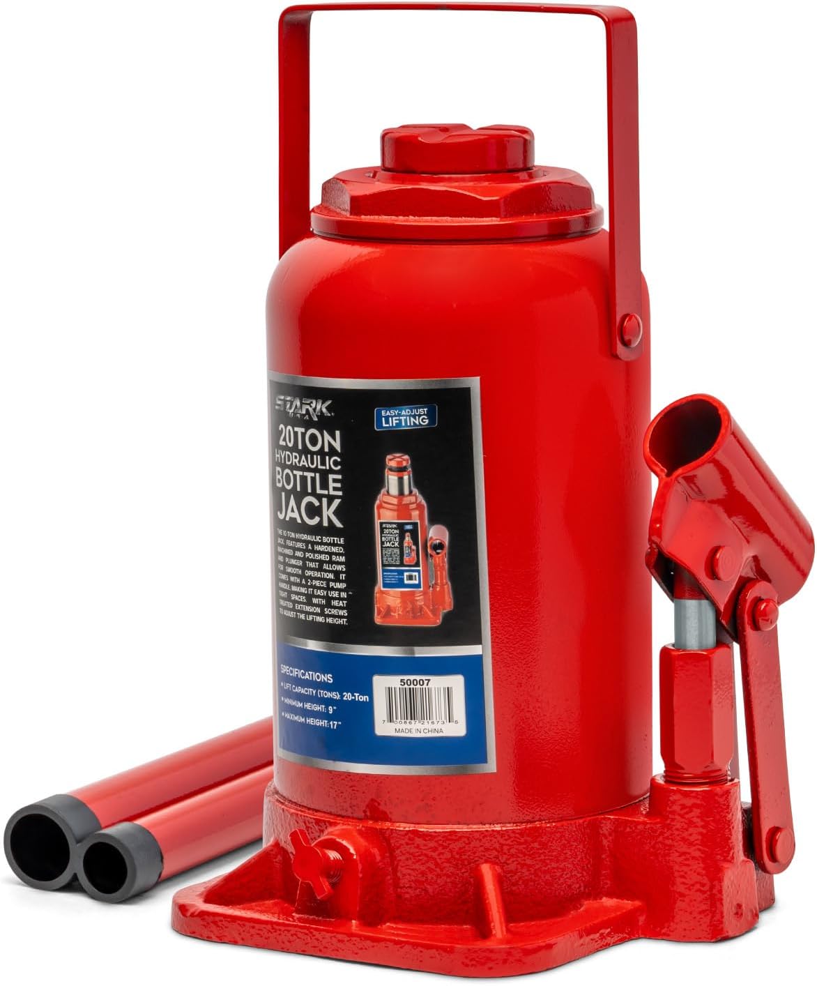 XtremepowerUS Hydraulic Bottle Jack for Farm and Truck Use