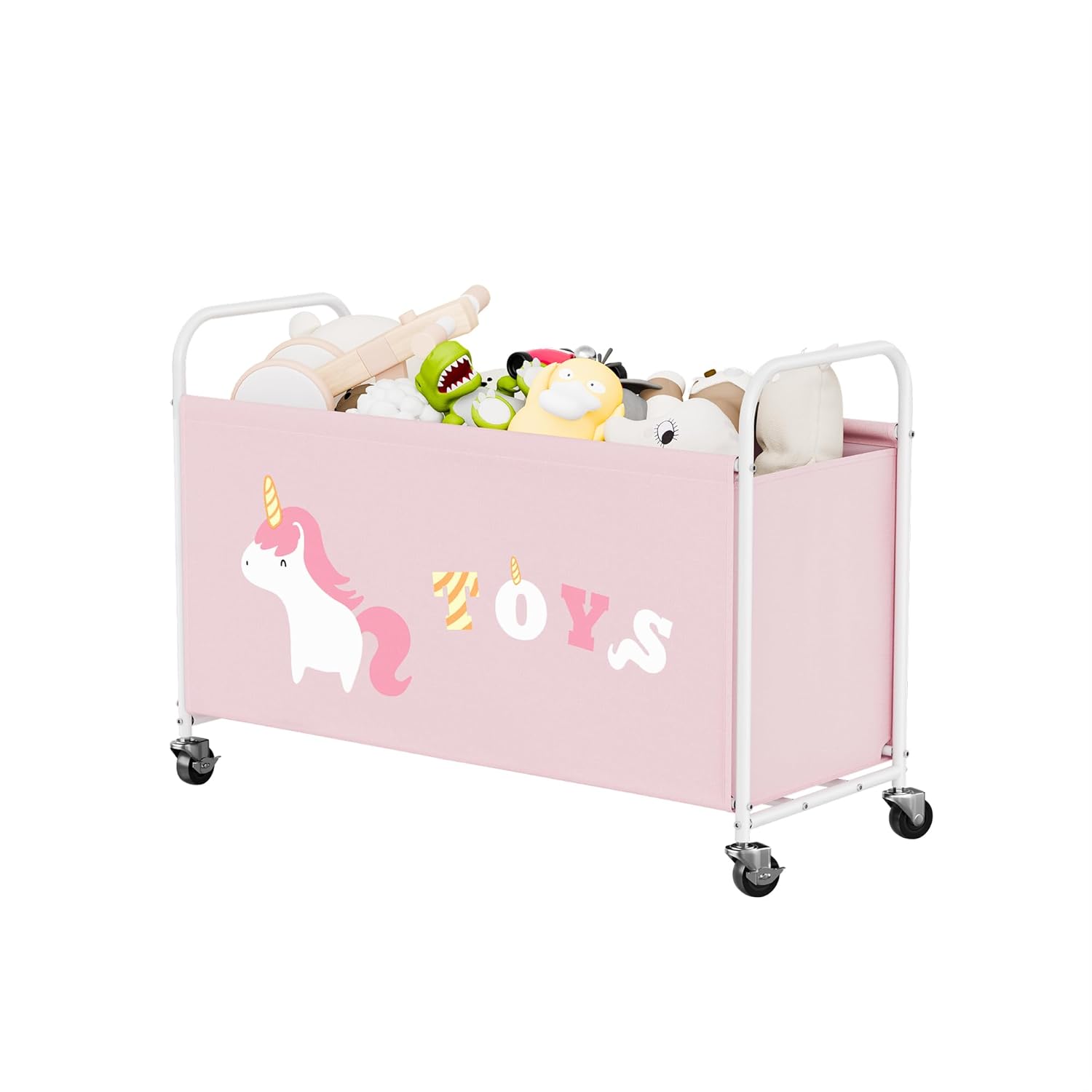 Large Toy Box for Girls with Wheels - Perfect Storage Solution