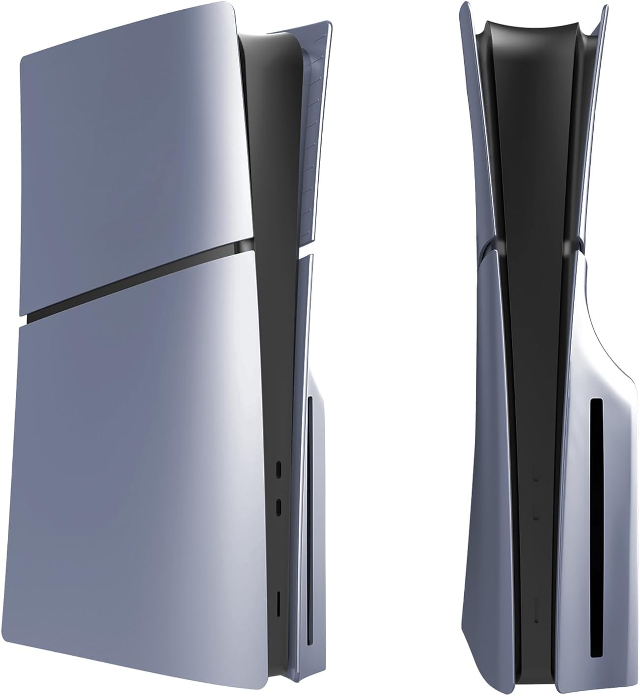 PS5 Slim Sterling Silver Plate: Stylish Protection