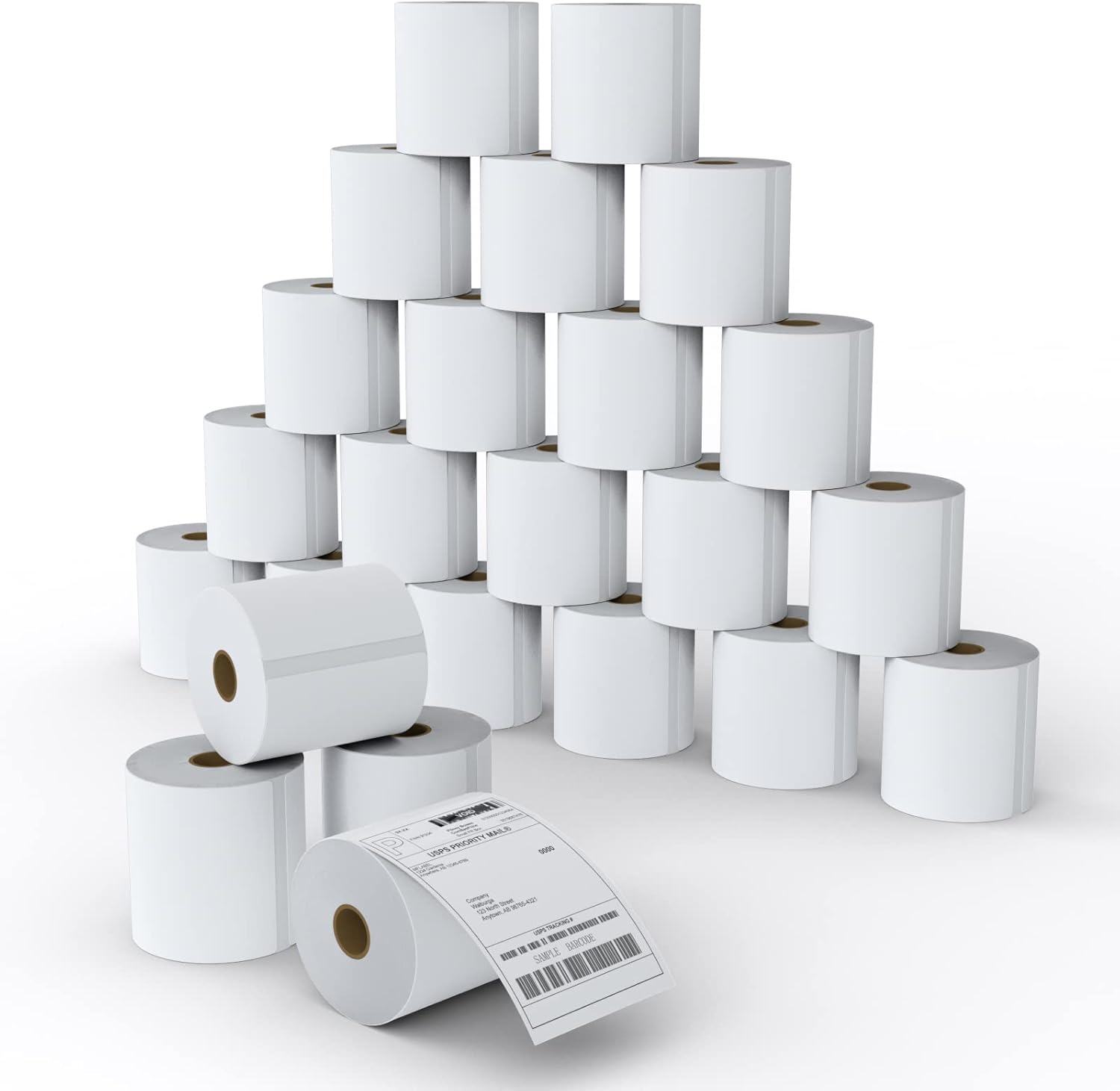 MFLABEL 24 Rolls of 450 Direct Thermal Shipping Labels 4x6