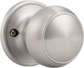 Probrico Classic Closet Dummy Door Knob Satin Nickel - Simple Install