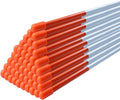 50 pcs Driveway Reflective Markers - 48 in Snow Stakes for Visibility