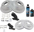 Front & Rear Brake Pad and Rotor Kit Compatible with 99-07 Chevrolet