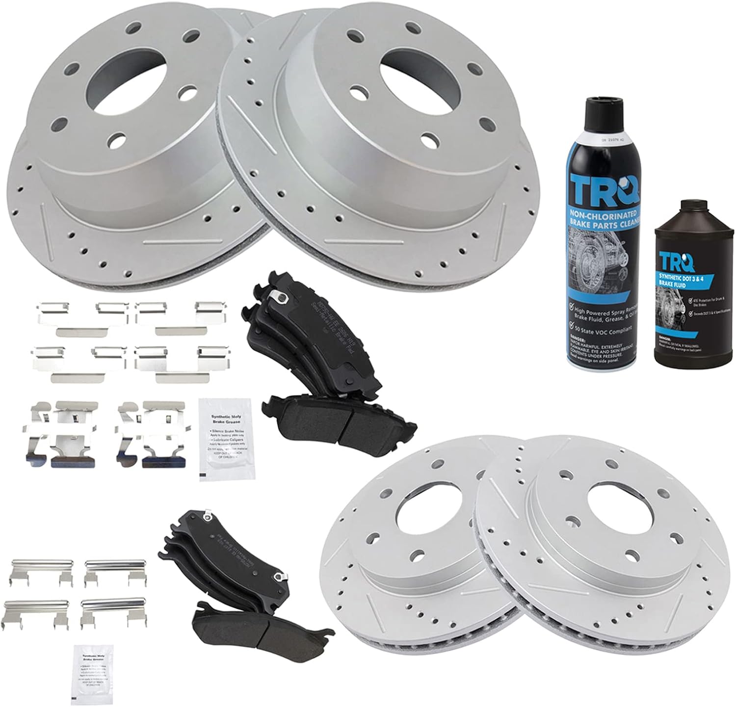 Premium G-Coated Brake Pad & Rotor Kit for 99-07 Chevrolet GMC