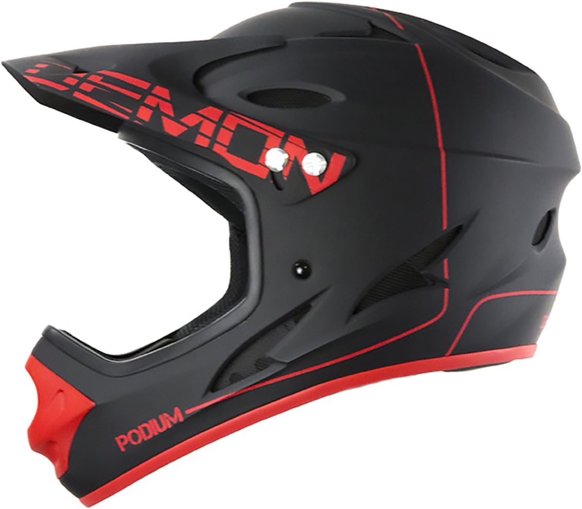 Demon United Podium Fullface Bike Helmet - Lightweight & Breathable