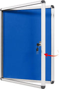 Lockable Notice Board Tamperproof Enclosed Display Board - Compact