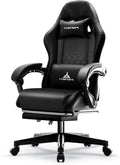 Ergonomic Massage Gaming Chair with Footrest for Ultimate Comfort