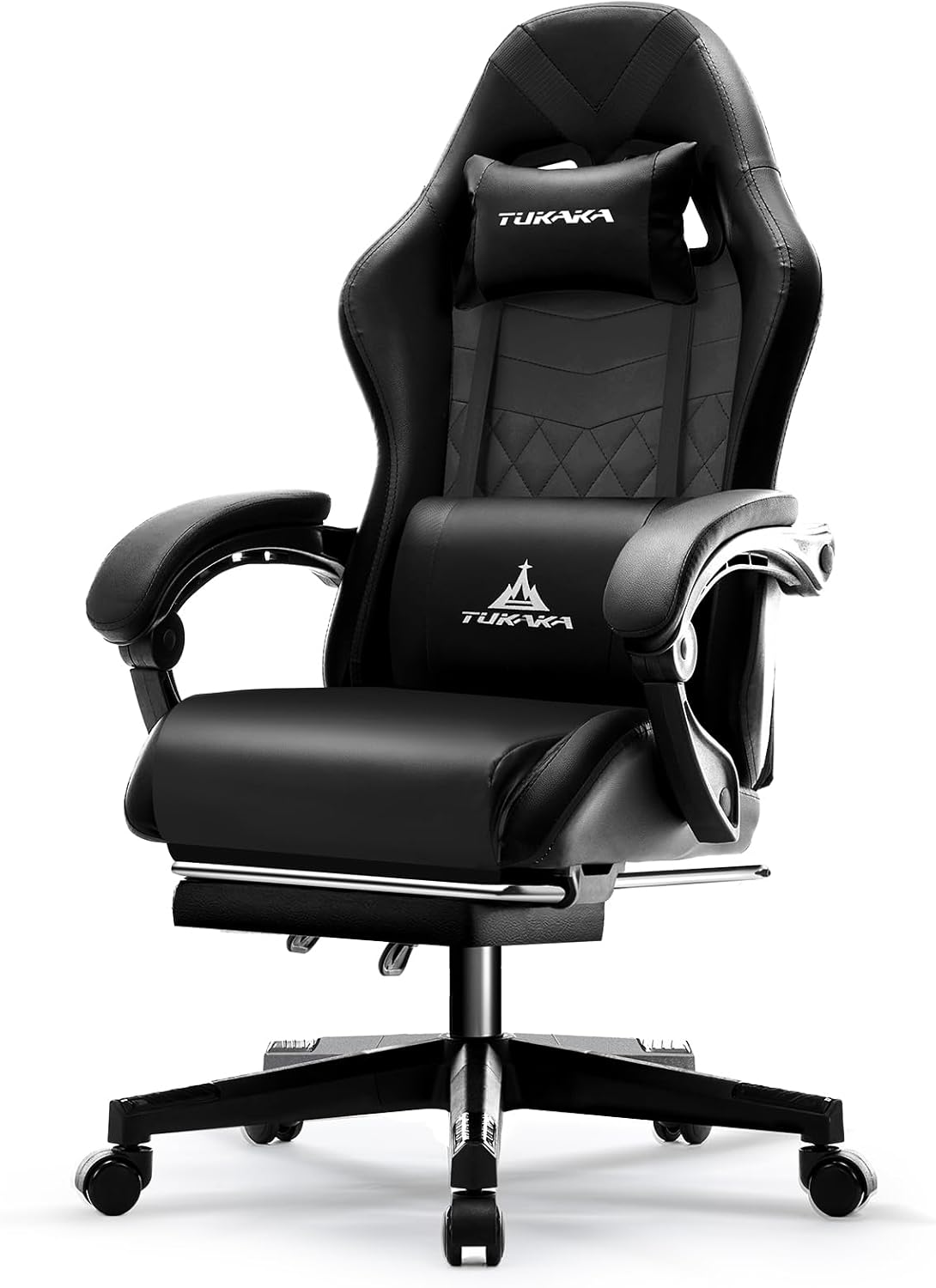 Ergonomic Massage Gaming Chair with Footrest for Ultimate Comfort