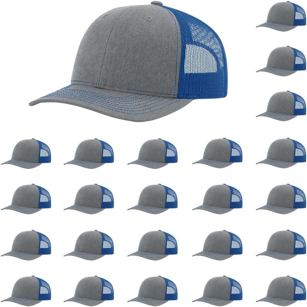 Richardson 112 Classic Six-Panel Adjustable Snapback Trucker Cap