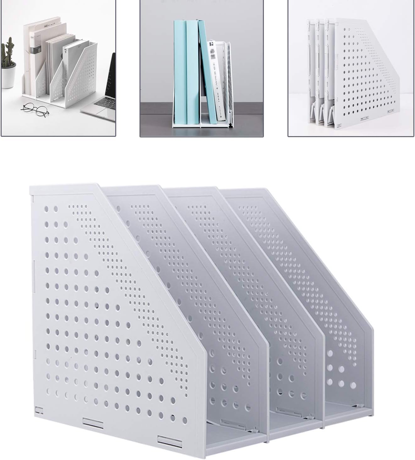 Leven Collapsible Desk Organizer - 3 Compartments!